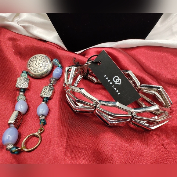 Coco Lane Jewelry - Two Beautiful Stretch Bracelets One Is New With Tag Coco Lane